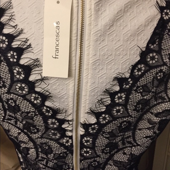 Francesca’s whit and black dress - Picture 5 of 5